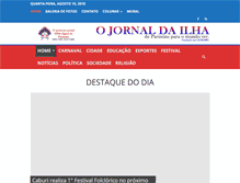 Tablet Screenshot of ojornaldailha.com